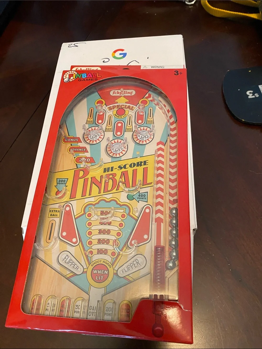 Schylling Hi-Score Pinball Game - Red